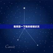 我想算一下我的婚姻状况，怎么查自己的婚姻状况