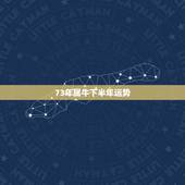 73年属牛下半年运势，73年的牛下半年财运