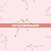 塔罗测试近期感情走向牌阵，塔罗牌测试两个人感情发展，会有结果吗？这是什
