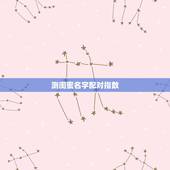 测闺蜜名字配对指数，名字配对测试幸福指数
