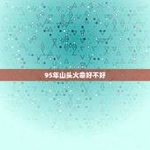 95年山头火命好不好，94年女山头火命：95年男山头火命。这样在一起好