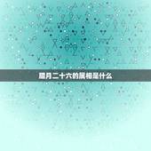 腊月二十六的属相是什么，2017年腊月二十六那天是什么生肖