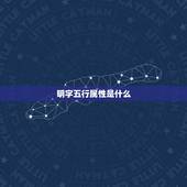 明字五行属性是什么，五行属性为火的字有哪些