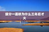 缘分一道桥为什么三年后才火，怎么评价 缘分一道桥
