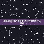 最完整的12生肖婚配表 2021年娶亲用什么属相