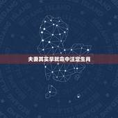 夫妻其实早就命中注定生肖，你相信 “夫妻缘份，命中注定”吗？
