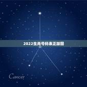 2022生肖号码表正版图，2022年每月属相