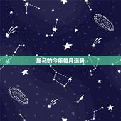 属马的今年每月运势，2021年属马的全年每月运势