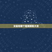 女鼠和哪个属相婚配大吉，属鼠和什么属相相最配