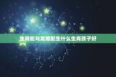 生肖蛇与龙婚配生什么生肖孩子好，为什么属蛇和属龙最配？