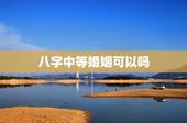 八字中等婚姻可以吗，老人说的上等婚姻、中等婚姻、下等婚姻、忌婚该不该信
