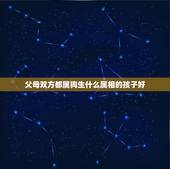 父母双方都属狗生什么属相的孩子好，属狗父母生什么属相的孩子好？