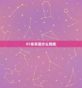 91年羊是什么性格，91年属羊的性格弱点