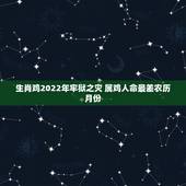 生肖鸡2022年牢狱之灾 属鸡人命最差农历月份