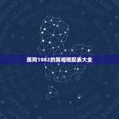 属狗1982的属相婚配表大全，1982年，的属狗的和什么属相配