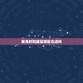 属兔的和属鼠婚配合适吗，属兔和属鼠相配吗？为什么？