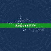 属蛇的今年多大了呀，生肖蛇一辈子贵人是谁