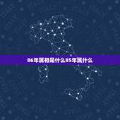 86年属相是什么85年属什么，85年属牛男和86年属虎女 婚配吗 ？谢