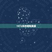 1972年的婚配属相，1972年出生，是什么属相？