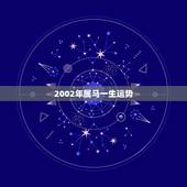 2002年属马一生运势，2002年属马的运势和财运