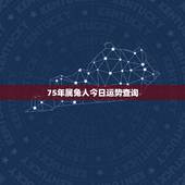 75年属兔人今日运势查询，75年兔子今天运势怎样？