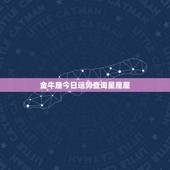 金牛座今日运势查询星座屋，金牛座2017年运势 第一星座网