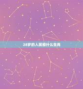 28岁的人属相什么生肖，28岁属什么生肖