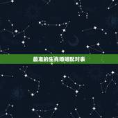 最准的生肖婚姻配对表，属狗和什么属相最配 属狗的属相婚配表大全
