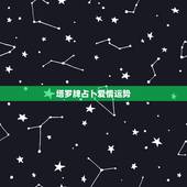 塔罗牌占卜爱情运势，用塔罗牌占卜了一下未来的爱情运势，谁能帮我解析一下