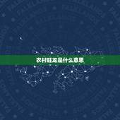 农村旺龙是什么意思，牛农是什么意思