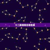 十二属相相合相克表，属相相生相克表