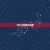 7月19日属牛运势，1985年属牛农历7月19日22点出生命运怎么样？