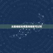 女属相蛇和男属狗婚配可以吗，男属狗女属蛇2023年啥时候结婚最好？
