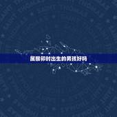 属猴卯时出生的男孩好吗，卯时出生的猴子男孩好不好