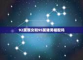 92属猴女和95属猪男相配吗，女92年属猴跟男95年婚姻
