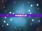 86年属什么命，86年属虎是什么命婚配