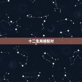 十二生肖婚配对，十二生肖配对什么是相冲