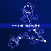 2011年1月10日是什么属相，09年1月10日出生，属什么？牛还是老