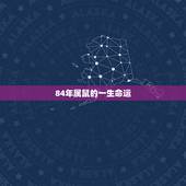 84年属鼠的一生命运，1984年属鼠人终身寿命