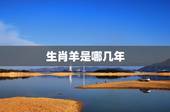 生肖羊是哪几年，十羊九苦哪俩月羊最苦