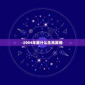 2004年属什么生肖属相，公历2004年1月19日生肖属什么？