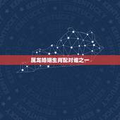 属龙婚姻生肖配对谁之一，龙与龙婚配属几等婚姻