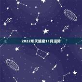 2022年天蝎座11月运势，天蝎座在2011年十一月、十二月的运势如何