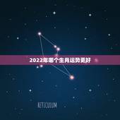 2022年哪个生肖运势更好，2022年哪些生肖财运更好