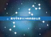 属马今年多大78年的是什么命，1978年属马的到底是火命还是土命