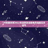 79年属羊男2021年运势及运程每月运程五月运气，1979年属羊人20