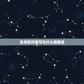 生肖配对表马与什么相最佳，属马的和什么属相最相配 12属相婚配表