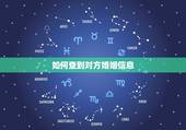 如何查到对方婚姻信息，查自己的婚姻状况在哪查询