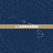 十二生肖每日运势运程，十二生肖每日运势播报