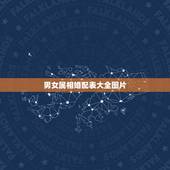 男女属相婚配表大全图片，90年属马的属相婚配表大全 嫁或取什么属相的人